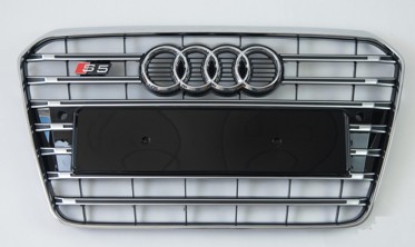 центральная решетка переднего бампера стиль S-line для AUDI A5 I поколение рестайл фото