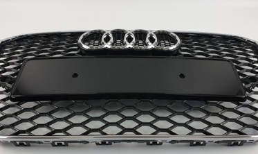 центральная решетка переднего бампера стиль RS для AUDI A5 I поколение послерестайл фото