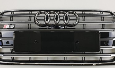 Центральная решетка переднего бампера в стиле S-line для Audi A5 II F5 фото