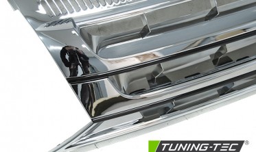 Хромована решітка радіатора Volkswagen T5 Caravelle, Mulivan фото