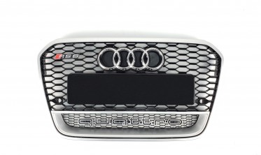 Тюнинговая решетка радиатора для Audi A6 C7 в стиле RS фото