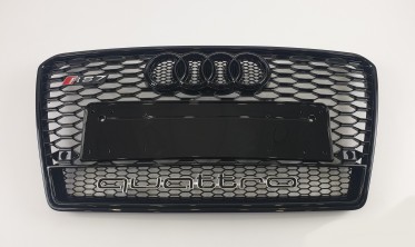 черная Quattro решетка для AUDI A7 4G8 в стиле RS  фото