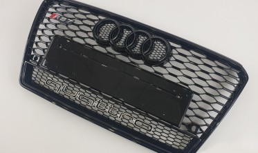 черная Quattro решетка для AUDI A7 4G8 в стиле RS  фото