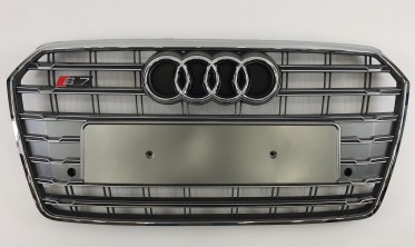 серая решетка в передний бампер для AUDI A7 4G8 стиль S-line фото
