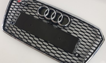 тюнинг решетка переднего бампера в стиле RS для AUDI A7 4G8 (2014-2017) фото