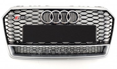 Центральна решітка переднього бампера Quattro в стилі RS для Audi A7 фото