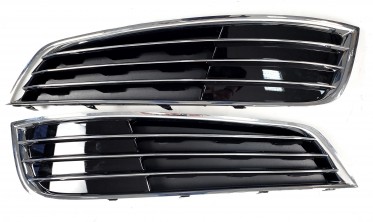 решітки переднього бампера в стилі W12 для AUDI A8 D4 (дорестайл) фото