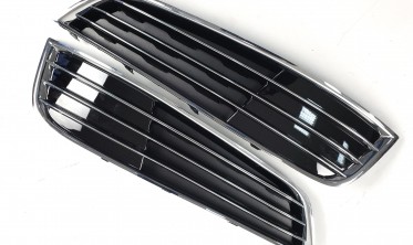 решітки переднього бампера в стилі W12 для AUDI A8 D4 (дорестайл) фото