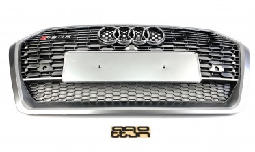 сіра центральна решітка для AUDI Q5 FY у стилі RS фото