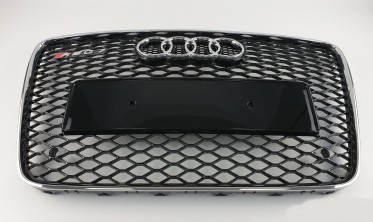 решітка радіаторна в передній бампер AUDI Q7 4L стиль RS (дорестайл) фото