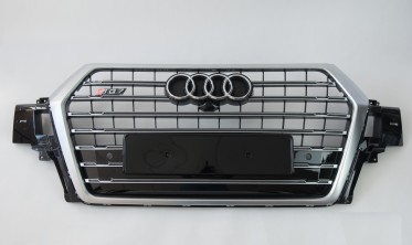 радиаторная решетка переднего бампера в стиле S-Line для Audi Q7 4M (2015-...) фото