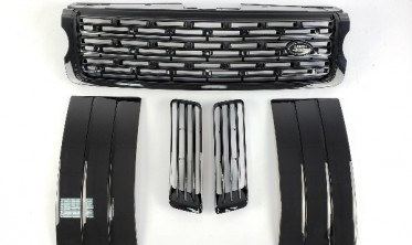 Тюнинговая решетка с черными жабрами для Range Rover Vogue L405 фото
