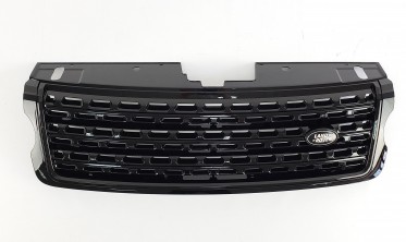 Радиаторная решетка с тюнинговыми жабрами в Range Rover Vogue L405 фото