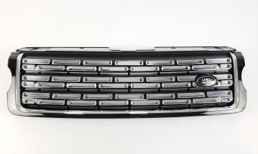 черная с хромом радиаторная решетка Range Rover Vogue L405  фото
