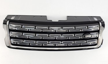 черная с хромом радиаторная решетка Range Rover Vogue L405  фото