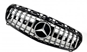 решітка радіатора в Mercedes A-Class W176 (GT Chrome Black) фото