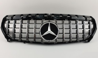 центральна хром решітка радіатора для Mercedes CLA-Class C117 (GT) фото
