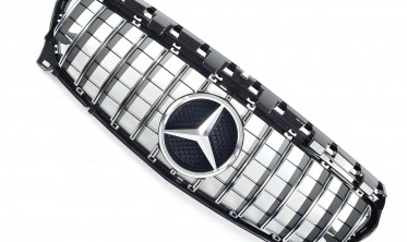 Тюнинг решетка для Mercedes CLA-Class C117 (GT Chrome Black) фото