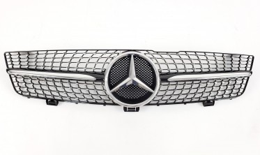 Чорна решітка в Mercedes CLS-Class C219 (Diamond) фото