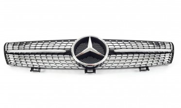 Тюнинг центральная решетка в Mercedes CLS-Class C219 (Diamond) фото