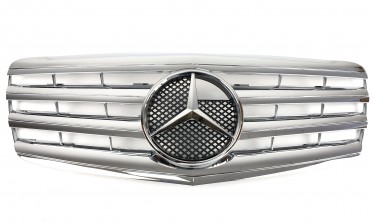 решітка для Mercedes E-Class W210 (Cl All Chrome) фото