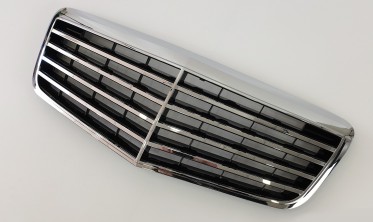 решітка радіаторна для Mercedes E-Class W211 (ASSY Chrome Black) фото