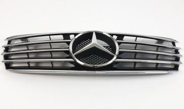 Центральна решітка радіатора для Mercedes E-Class W211 (CL Black) фото