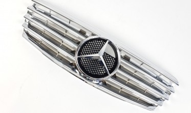 решітка радіатора для Mercedes E-Class W211 (CL Chrome) фото