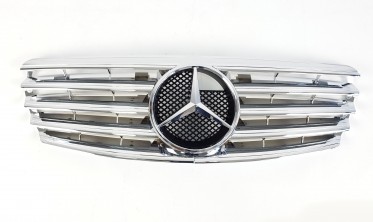 решетка радиатора для Mercedes E-Class W211 (CL Chrome) фото