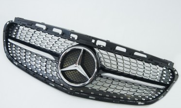 чорна решітка радіаторна для Mercedes E-Class W212 (Diamond) фото