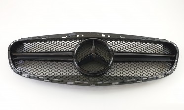 тюнинг решетка радиатора для Mercedes E-Class W212 (AMG Black) фото
