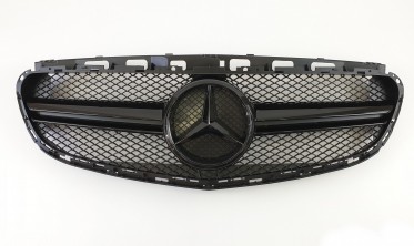 тюнинг решетка радиатора для Mercedes E-Class W212 (AMG Black) фото