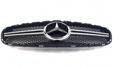 матові решітки радіаторні для Mercedes E-Class W212 (AMG Matte Silver) фото