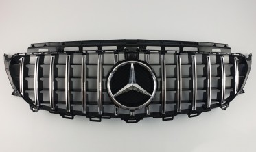 Тюнинговая решетка для Mercedes E-Class W213 (GT Chrome Black) фото