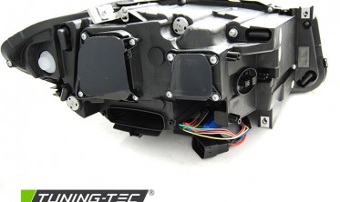 Диодные передние фары BMW F10, F11 с AFS, под ксенон angel eyes фото