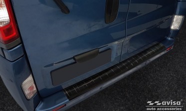 захисна накладка на задній бампер Opel Vivaro I, Renault Trafic II, Nissan Primastar фото