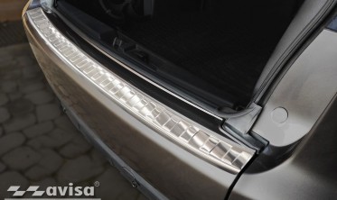 Накладка на бортик бампера Outlander II/C-Crosser/Peugeot 4007 фото