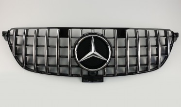 решітка радіаторна для Mercedes GLE-Class Coupe C292 (GT Chrome Black) фото