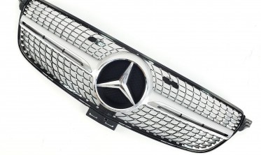 Серебрянная решетка для Mercedes GLE-Class W166 (Diamond) фото
