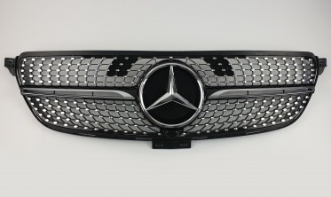 Хромована решітка радіатора для Mercedes GLE-Class Coupe C292 (Diamond) фото