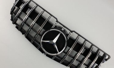 радиаторная решетка для Mercedes GLK-Class X204 (GT Chrome Black) фото