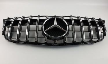 радиаторная решетка для Mercedes GLK-Class X204 (GT Chrome Black) фото
