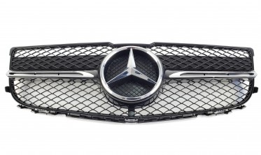 черная радиаторная AMG решетка для Mercedes GLK-Class X204  фото