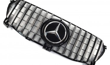 решетка для Mercedes GLE-Class W167 (GT Chrome Black) фото