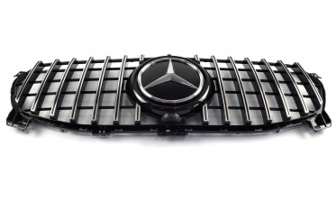 решетка для Mercedes GLE-Class W167 (GT Chrome Black) фото