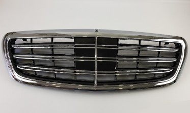 Хромована тюнінгова решітка для Mercedes S-Class W222 (AMG Chrome) фото