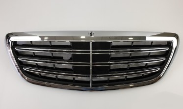 Хромована тюнінгова решітка для Mercedes S-Class W222 (AMG Chrome) фото