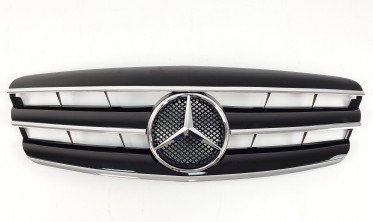 Черная решетка для Mercedes S-Class W221 (CL-Look) фото