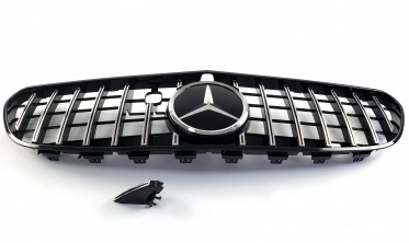 решетка для Mercedes S-Class Coupe C217 (GT Chrome Black) фото