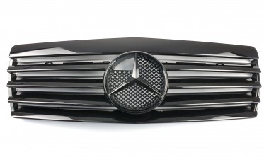 Центральна решітка радіатора для Mercedes S-Class W140 (CL All Black) фото